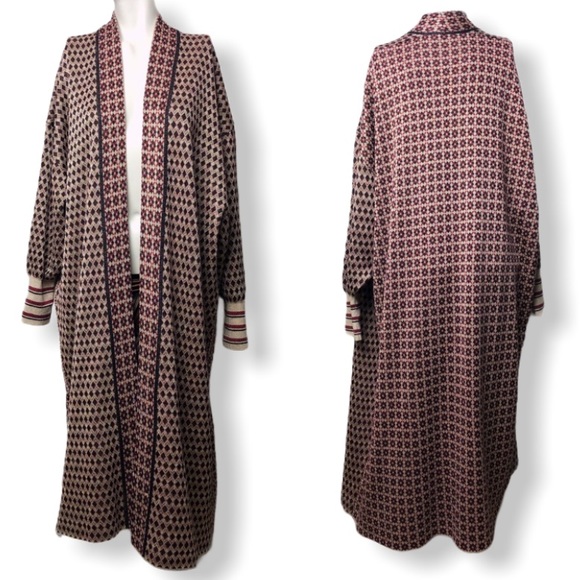 Zara Sweaters - Zara • Special Edition Jacquard Knit Long Cardigan